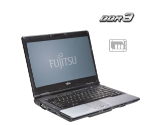 БУ Ноутбук Fujitsu Lifebook S752 / 14&quot; (1366x768) TN / Intel Core i3-2328M (2 (4) ядра по 2.2 GHz) / 4 GB DDR3 / 320 GB HDD / Intel HD Graphics 3000 / WebCam / DVD-ROM из Европы в Днепре