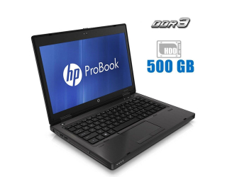 БУ Ноутбук HP ProBook 6460b / 14&quot; (1366x768) TN / Intel Core i3-2310M (2 (4) ядра по 2.1 GHz) / 4 GB DDR3 / 500 Gb HDD / Intel HD Graphics 3000 / WebCam / DVD-ROM из Европы в Дніпрі