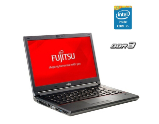 БУ Ноутбук Fujitsu Lifebook E544/ 14 &quot; (1366x768) TN / Intel Core i5-4210M (2 (4) ядра по 2.6 - 3.2 GHz) / 4 GB DDR3 / 128 GB SSD / Intel HD Graphics 4600 / WebCam / DVD-ROM / Windows 10 Pro из Европы в Дніпрі