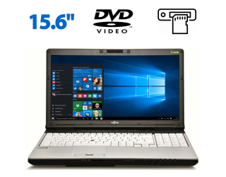 БУ Ноутбук Fujitsu Lifebook E751 / 15.6 &quot; (1366x768) TN / Intel Core i3-2310M (2 (4) ядра по 2.1 GHz) / 4 GB DDR3 / 320 GB HDD / Intel HD Graphics 3000 / WebCam / DVD-ROM / Windows 10 Pro из Европы в Дніпрі