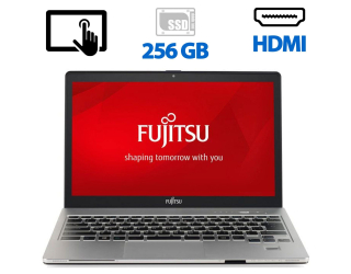 БУ Ультрабук Б-клас Fujitsu LifeBook S936 / 13.3&quot; (1920x1080) IPS Touch / Intel Core i5 - 6300U (2 (4) ядра по 2.4-3.0 GHz) / 8 GB DDR4 / 256 GB SSD / Intel HD Graphics 520 / WebCam / HDMI / Windows 10 Pro из Европы в Дніпрі