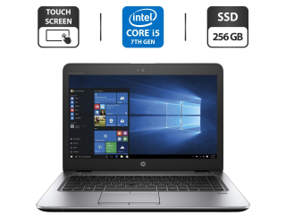 БУ Ноутбук HP EliteBook 840 G4 / 14&quot; (1920x1080) TN Touch / Intel Core i5-7300U (2 (4) ядра по 2.6 - 3.5 GHz) / 8 GB DDR4 / 256 GB SSD / Intel HD Graphics 620 / WebCam из Европы в Днепре