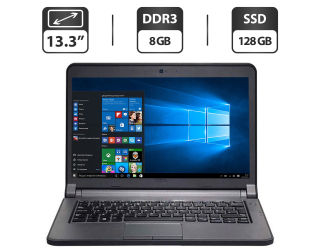 БУ Ноутбук Dell Latitude 3340 / 13.3&quot; (1366x768) TN Touch / Intel Core i5-4200U (2 (4) ядра по 1.6 - 2.6 GHz) / 8 GB DDR3 / 128 GB SSD / Intel HD Graphics 4400 / WebCam / HDMI / Windows 10 Pro из Европы в Днепре