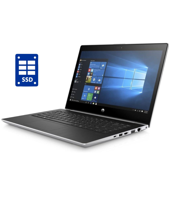 Ультрабук HP ProBook 440 G5 / 14&quot; (1366x768) TN / Intel Core i3-7100U (2 (4) ядра по 2.4 GHz) / 8 GB DDR4 / 128 GB SSD / Intel HD Graphics 620 / WebCam - 1