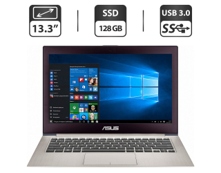 БУ Ультрабук Asus ZenBook UX31LA/ 13.3 &quot; (1600x900) TN / Intel Core i5-4200U (2 (4) ядра по 1.6 - 2.6 GHz) / 4 GB DDR3 / 128 GB SSD / Intel HD Graphics 4400 / WebCam / micro HDMI / Windows 10 Pro из Европы в Дніпрі