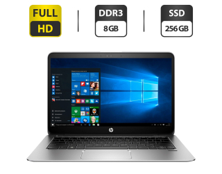 БУ Ультрабук Б-класс HP EliteBook 1030 G1 / 13.3&quot; (1920x1080) IPS / Intel Core m5-6Y54 (2 (4) ядра по 1.1 - 2.7 GHz) / 8 GB DDR3 / 256 GB SSD / Intel HD Graphics 515 / WebCam / HDMI / Windows 10 Pro из Европы в Днепре