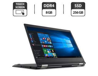 БУ Ноутбук-трансформер Lenovo ThinkPad Yoga 370 / 13.3&quot; (1920x1080) IPS Touch / Intel Core i5-7300U (2 (4) ядра по 2.6 - 3.5 GHz) / 8 GB DDR4 / 256 GB SSD / Intel HD Graphics 620 / WebCam  из Европы в Днепре