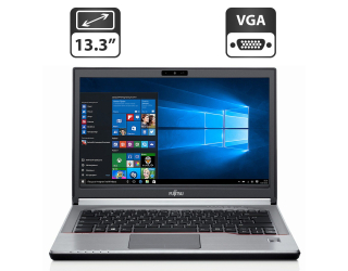 БУ Ноутбук Б-класс Fujitsu LifeBook E734 / 13.3&quot; (1366x768) TN / Intel Core i3-4000M (2 (4) ядра по 2.4 GHz) / 4 GB DDR3 / 500 GB HDD / Intel HD Graphics 4600 / WebCam / Windows 10 Pro из Европы в Днепре