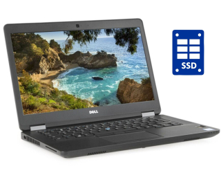 БУ Ноутбук Dell Latitude E5470 / 14&quot; (1366x768) TN / Intel Core i3-6100U (2 (4) ядра по 2.3) / 8 GB DDR3 / 128 GB SSD / Intel HD Graphics 520 / WebCam / Win 10 Pro из Европы в Дніпрі