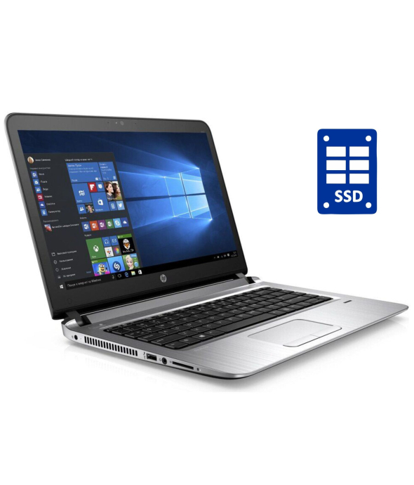 Ультрабук HP ProBook 430 G3 / 13.3&quot; (1366x768) TN / Intel Core i3-6100U (2 (4) ядра по 2.3 GHz) / 8 GB DDR4 / 240 GB SSD NEW / Intel HD Graphics 520 / WebCam / Win 10 Home - 1