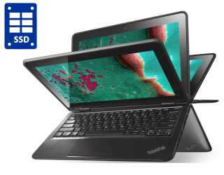 БУ Нетбук-трансформер Lenovo ThinkPad Yoga 11e G4 / 11.6&quot; (1366x768) IPS Touch / Intel Core i3-7100U (2 (4) ядра по 2.4 GHz) / 8 GB DDR3 / 128 GB SSD / Intel HD Graphics 620 / WebCam / Win 10 Pro из Европы в Дніпрі