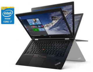 БУ Ультрабук-трансформер Б-клас Lenovo ThinkPad X1 Yoga G1 / 14&quot; (2560x1440) IPS Touch / Intel Core i7 - 6500U (2 (4) ядра по 2.5-3.1 GHz) / 8 GB DDR3 / 512 GB SSD / Intel UHD Graphics 520 / WebCam / Win 10 Pro из Европы