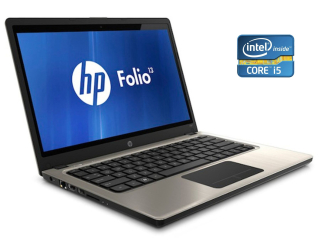БУ Ультрабук HP Folio 13-2000 / 13.3&quot; (1366x768) TN / Intel Core i5-2467M (2 (4) ядра по 1.6 - 2.3 GHz) / 8 GB DDR4 / 128 GB SSD / Intel HD Graphics 3000 / WebCam из Европы в Дніпрі