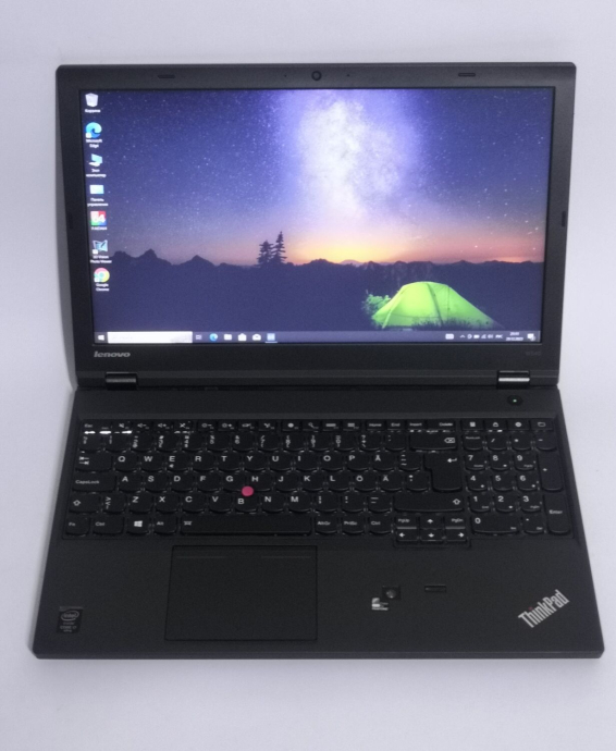 Мобільна робоча станція Lenovo ThinkPad W540 / 15.6 &quot; (1920x1080) TN / Intel Core i7-4800MQ (4 (8) ядра по 2.7 - 3.7 GHz) / 8 GB DDR3 / 128 GB SSD + 1000 Gb HDD / nVidia Quadro K2100M, 2 GB GDDR5, 128-bit / WebCam / Win 10 Pro - 2