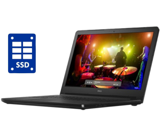 БУ Ноутбук Dell Inspiron 5566 / 15.6&quot; (1366x768) TN Touch / Intel Core i3-7100U (2 (4) ядра по 2.4) / 8 GB DDR4 / 240 GB SSD / Intel HD Graphics 620 / WebCam / DVD-ROM / Win 10 Pro из Европы