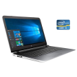 Ноутбук HP Pavilion N5R49UA / 15.4" (1366x768) TN / Intel Core i5-5200U (2 (4) ядра по 2.2 - 2.7 GHz) / 8 GB DDR3 / 240 GB SSD / Intel HD Graphics 5500 / WebCam / DVD-ROM / Win 10 Pro - 1