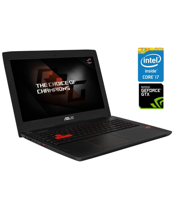 Игровой ноутбук Asus ROG Strix GL502VS / 15.6&quot; (1920x1080) IPS / Intel Core i7-6700HQ (4 (8) ядра по 2.6 - 3.5 GHz) / 16 GB DDR4 / 500 GB SSD / nVidia GeForce GTX 1070, 8 GB GDDR5, 256-bit / WebCam - 1