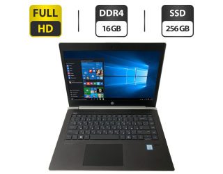 БУ Ультрабук Б-класс HP ProBook 440 G5 / 14&quot; (1920x1080) IPS / Intel Core i5-8250U (4 (8) ядра по 1.6 - 3.4 GHz) / 16 GB DDR4 / 256 GB SSD M.2 / Intel HD Graphics 620 / WebCam + Беспроводная мышка из Европы в Днепре