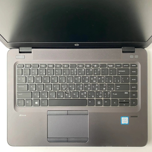 Ноутбук HP ZBook 14U G4 / 14&quot; (1920x1080) TN / Intel Core i5-7200U (2 (4) ядра по 2.5 - 3.1 GHz) / 16 GB DDR4 / 128 GB SSD + 500 Gb HDD / AMD FirePro W4190M, 2 GB GDDR5, 128-bit / WebCam + бездротова мишка - 3
