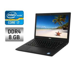 БУ Ультрабук Б-клас Dell Latitude 7280 / 12.5&quot; (1920x1080) IPS Touch / Intel Core i7 - 6600U (2 (4) ядра по 2.6-3.4 GHz) / 8 GB DDR4 / 256 GB SSD / Intel HD Graphics 520 / WebCam / Windows 10 из Европы в Дніпрі
