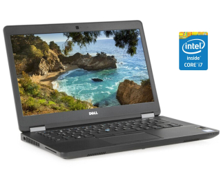 БУ Ультрабук Dell Latitude E5470 / 14&quot; (1366x768) TN / Intel Core i7-6500U (2 (4) ядра по 2.5 - 3.1 GHz) / 8 GB DDR4 / 240 GB SSD / Intel HD Graphics 520 / WebCam / Win 10 Pro из Европы