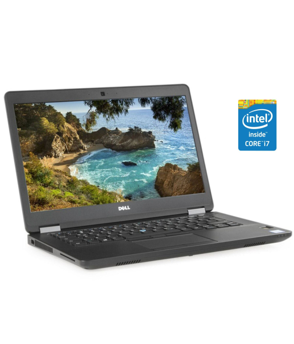 Ультрабук Dell Latitude E5470 / 14 &quot; (1366x768) TN / Intel Core i7-6500U (2 (4) ядра по 2.5 - 3.1 GHz) / 8 GB DDR4 / 240 GB SSD / Intel HD Graphics 520 / WebCam / Win 10 Pro - 1