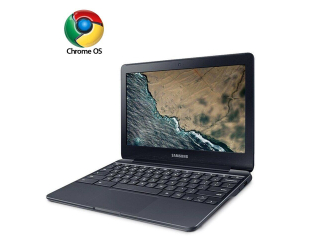 БУ Нетбук Samsung ChromeBook 3 XC500C13 / 11.6 &quot; (1366x768) TN / Intel Celeron N3060 (2 ядра по 1.6-2.48 GHz) / 4 GB DDR3 / 16 GB eMMC / Intel UHD Graphics 400 / WebCam / ChromeOS из Европы