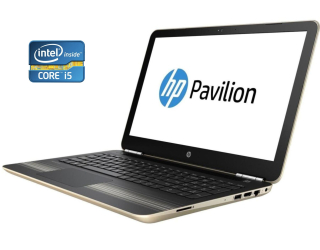 БУ Ноутбук HP Pavilion z3d13ea / 15.6 &quot; (1366x768) TN / Intel Core i5-7200U (2 (4) ядра по 2.5 - 3.1 GHz) / 8 GB DDR4 / 240 GB SSD / Intel HD Graphics 620 / WebCam / DVD-ROM / Win 10 Pro из Европы