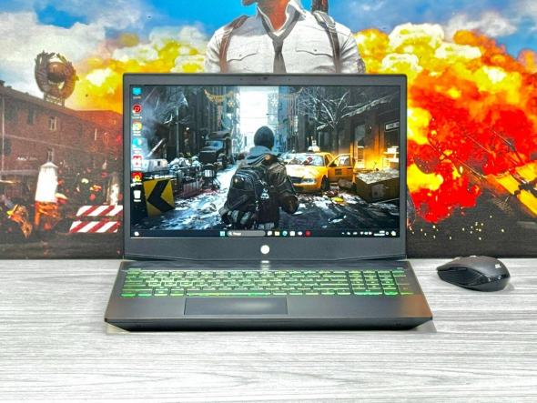 Игровой ноутбук HP Pavilion Gaming 15-cx0056wm / 15.6&quot; (1920x1080) IPS / Intel Core i5-8300H (4 (8) ядра по 2.3 - 4.0 GHz) / 16 GB DDR4 / 128 GB SSD M.2 + 1000 GB HDD / nVidia GeForce GTX 1050 Ti, 4 GB GDDR5, 128-bit / WebCam / Win 11 Home - 2