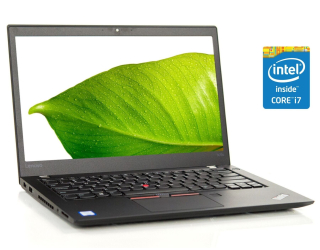 БУ Ультрабук Lenovo ThinkPad T470s/ 14 &quot; (1920x1080) IPS / Intel Core i7-6600U (2 (4) ядра по 2.6 - 3.4 GHz) / 8 GB DDR4 / 120 GB SSD / Intel HD Graphics 520 / WebCam из Европы в Дніпрі