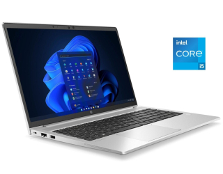 БУ Ультрабук HP ProBook 650 G8 / 15.6&quot; (1920x1080) IPS / Intel Core i5-1135G7 (4 (8) ядра по 2.4 - 4.2 GHz) / 8 GB DDR4 / 256 GB SSD / Intel Iris Xe Graphics / WebCam / Win 11 Pro из Европы