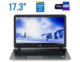 БУ Ноутбук Б-класс HP Pavilion 17-g148dx / 17.3&quot; (1600x900) TN / Intel Core i3-5020U (2 (4) ядра по 2.2 GHz) / 8 GB DDR3 / 128 GB SSD / Intel HD Graphics 5500 / WebCam / HDMI из Европы в Днепре