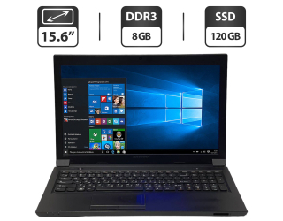 БУ Ноутбук Б-класс Lenovo B570e / 15.6&quot; (1366x768) TN / Intel Core i5-2540M (2 (4) ядра по 2.6 - 3.3 GHz) / 8 GB DDR3 / 120 GB SSD / Intel HD Graphics 3000 / WebCam / Windows 10 Pro из Европы в Днепре