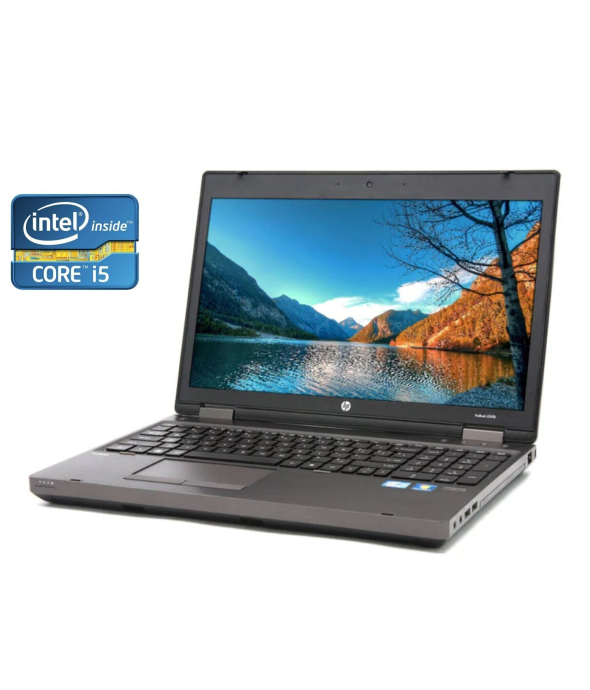 Ноутбук Б-класс HP ProBook 6570b / 15.6&quot; (1366x768) TN / Intel Core i5-3210M (2 (4) ядра по 2.5 - 3.1 GHz) / 8 GB DDR3 / 240 GB SSD / Intel HD Graphics 4000 / WebCam / Win 10 Pro - 1
