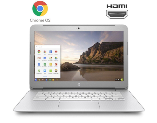 БУ Хромбук HP Chromebook 14 G4 TPN-Q167 Silver / 14&quot; (1366x768) TN / Intel Celeron N2840 (2 ядра по 2.16 - 2.58 GHz) / 4 GB DDR3 / 16 GB eMMC / Intel HD Graphics / WebCam / USB 3.0 / HDMI из Европы в Днепре