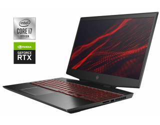 БУ Ігровий ноутбук HP Omen 15T-dh100 / 15.6&quot; (1920x1080) IPS / Intel Core i7 - 10750h (6 (12) ядра по 2.6-5.0 GHz) / 16 GB DDR4 / 512 GB SSD / nVidia GeForce RTX 2070 Max-Q, 8 GB GDDR6, 256-bit / WebCam из Европы в Дніпрі