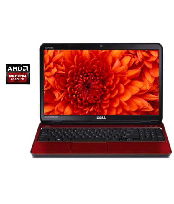 Ноутбук Б-класс Dell Inspiron N5110 Red / 15.6&quot; (1366x768) TN / Intel Pentium B960 (2 ядра по 2.2 GHz) / 4 GB DDR3 / 500 GB HDD / AMD Radeon HD 6470M, 512 MB DDR3, 64-bit / WebCam / DVD-RW - 1