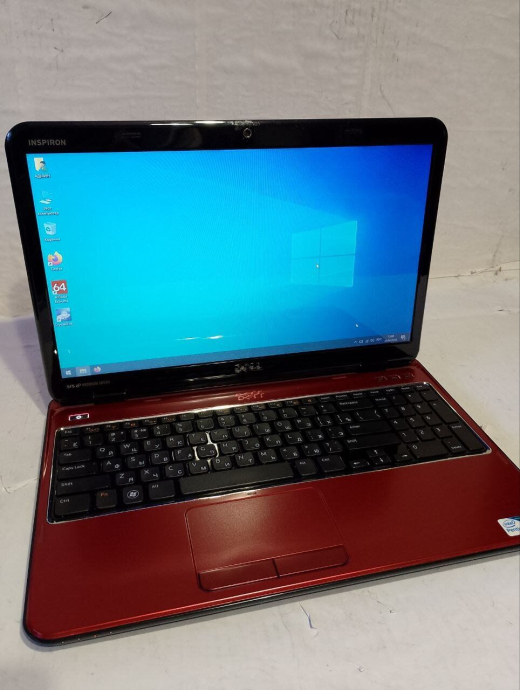 Ноутбук Б-класс Dell Inspiron N5110 Red / 15.6&quot; (1366x768) TN / Intel Pentium B960 (2 ядра по 2.2 GHz) / 4 GB DDR3 / 500 GB HDD / AMD Radeon HD 6470M, 512 MB DDR3, 64-bit / WebCam / DVD-RW - 2