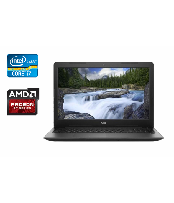 Ігровий ноутбук Б-клас Dell Latitude 3590 / 15.6&quot; (1920x1080) TN / Intel Core i7 - 8550U (4 (8) ядра по 1.8-4.0 GHz) / 16 GB DDR4 / 512 GB SSD / AMD Radeon R7 M460, 2 GB GDDR5, 64-bit / WebCam + бездротова мишка - 1