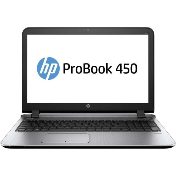 Ноутбук Б-клас HP ProBook 450 G3 / 15.6&quot; (1920x1080) TN / Intel Core i5 - 6200U (2 (4) ядра по 2.3-2.8 GHz) / 8 GB DDR3 / 240 GB SSD / Intel HD Graphics 520 / WebCam / DVD-ROM / Win 10 Pro - 2