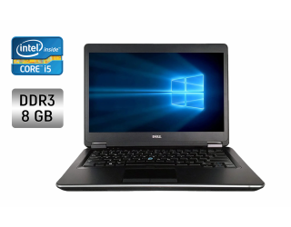 БУ Ультрабук Dell Latitude E7240 / 12.5&quot; (1366x768) TN / Intel Core i5-4310U (2 (4) ядра по 2.0 - 3.0 GHz) / 8 GB DDR3 / 256 GB SSD / Intel HD Graphics 4400 / WebCam / Windows 10 из Европы в Днепре