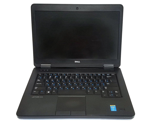 Ноутбук Б-клас Dell Latitude E5440 / 14&quot; (1600x900) TN / Intel Core i5-4310U (2 (4) ядра по 2.0 - 3.0 GHz) / 8 GB DDR3 / 256 GB SSD / Intel HD Graphics 4400 / WebCam / Win 10 - 2
