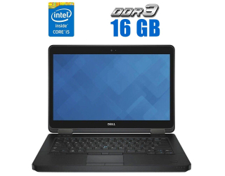 БУ Ноутбук Б-клас Dell Latitude E5440 / 14&quot; (1600x900) TN / Intel Core i5-4310U (2 (4) ядра по 2.0 - 3.0 GHz) / 16 GB DDR3 / 256 GB SSD / Intel HD Graphics 4400 / WebCam / Win 10 из Европы