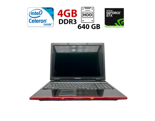 БУ Ноутбук Samsung R710 / 17&quot; (1440x900) TN / Intel Core 2 Duo T5800 (2 ядра по 2.0 GHz) / 4 GB DDR3 / 640 GB HDD / nVidia GeForce 9600M GT, 512 MB GDDR2, 128-bit / WebCam / АКБ відсутній из Европы в Дніпрі