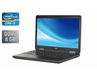 БУ Ноутбук Dell Latitude E5540 / 15.6&quot; (1366x768) TN / Intel Core i5-4300U (2 (4) ядра по 1.9 - 2.9 GHz) / 8 GB DDR3 / 256 GB SSD / nVidia GeForce GT 720M, 2 GB DDR3, 64-bit / WebCam / Windows 10 из Европы в Днепре