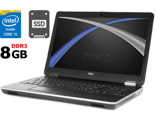 БУ Ноутбук Б-клас Dell Latitude E6540 / 15.6&quot; (1366x768) TN / Intel Core i5 - 4300M (2 (4) ядра по 2.6-3.3 GHz) / 8 GB DDR3 / 120 GB SSD / Intel HD Graphics 4600 / WebCam / DVD-RW / HDMI из Европы
