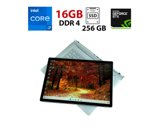 БУ Ігровий ноутбук Microsoft Surface Book 2 / 15.6&quot; (3840х2160) IPS Touch / Intel Core i7-8650U (4 (8) ядра по 1.9 - 4.2 GHz) / 16 GB DDR4 / 256 GB SSD / nVidia GeForce GTX 1060, 6 GB GDDR5, 192-bit / WebCam из Европы в Дніпрі