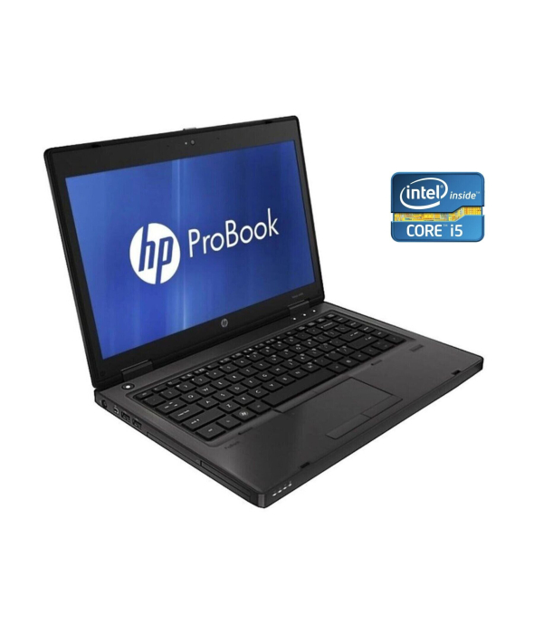 Ноутбук HP ProBook 6470b / 14&quot; (1366x768) TN / Intel Core i3-3120M (2 (4) ядра по 2.5 GHz) / 4 GB DDR3 / 500 Gb HDD / Intel HD Graphics 4000 / WebCam - 1