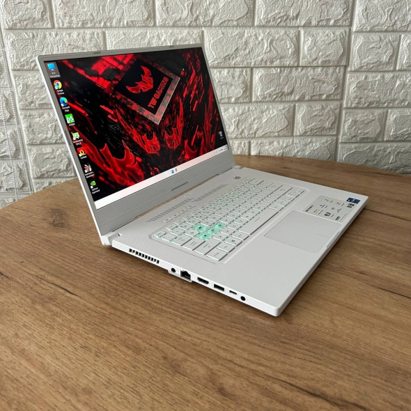 Игровой ноутбук Asus TUF Dash F15 FX516PR White / 15.6&quot; (1920x1080) IPS / Intel Core i7-11370H (4 (8) ядра по 3.0 - 4.8 GHz) / 16 GB DDR4 / 1000 GB SSD / nVidia GeForce RTX 3070, 8 GB GDDR6, 256-bit / WebCam - 4