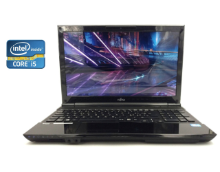БУ Ноутбук Fujitsu LifeBook AH532 / 15.6&quot; (1366x768) TN / Intel Core i5-3210M (2 (4) ядра по 2.5-3.1 GHz) / 4 GB DDR3 / 320 GB HDD / Intel HD Graphics 4000 / WebCam / DVD-ROM из Европы в Дніпрі